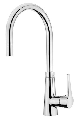 Mitigeur avec bec extractible pour évier Telo - chromé Hauteur 382 mm THERMADOR