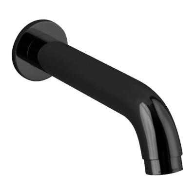 Bec baignoire laiton noir pour système encastré - diamètre 30 mm - longueur 176 mm THERMADOR