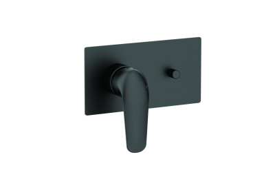 Système encastré mécanique noir 2 voies PACT noir - hauteur 93 mm - largeur 180 mm THERMADOR