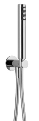KIT DOUCHETTE COMPLET LAITON 1 JET FLEXIBLE 150 cm METALLISE THERMADOR