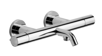 Mitigeur thermostatique bain-douche chromé Uji avec cartouche céramique Ø40 mm THERMADOR