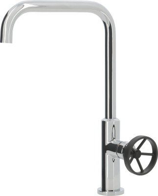 Mitigeur type industriel pour lavabo Vatura chromé - hauteur 235 mm THERMADOR