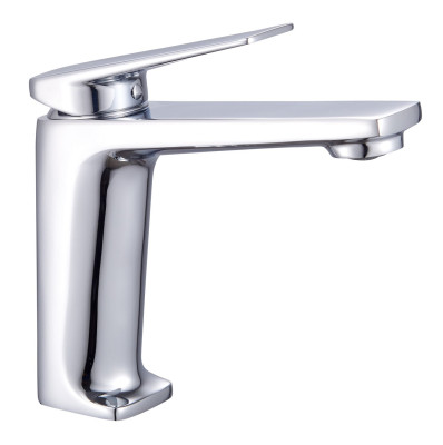 Mitigeur pour lavabo Amanzi chromé - vidage clic-clac ABS NF - hauteur 168 mm THERMADOR