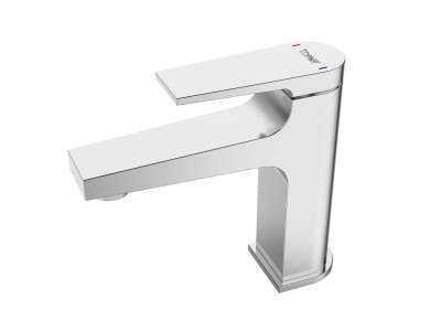 Mitigeur pour lavabo Nelo noir - vidage clic-clac ABS coupelle métal assortie - hauteur 226 mm THERMADOR