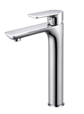 Mitigeur haut pour lavabo Dilo chromé - vidage clic-clac ABS NF - hauteur 288 mm THERMADOR