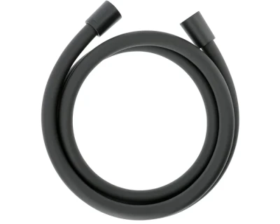Lot de 10 flexibles de douche PVC métallisé noir anti-torsion avec écrou tournant 150 cm THERMADOR