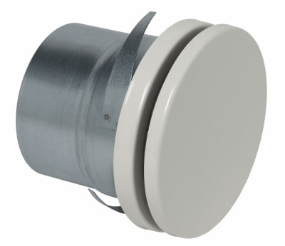 Bouche de soufflage/reprise SR135 D160 - Acier peinture époxy blanc RAL9010 30% 11052279 ALDES