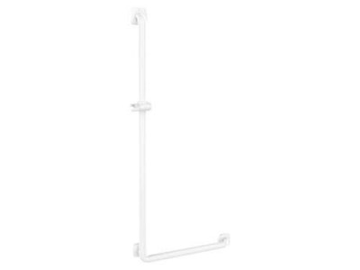 Barre d'appui coudée en L, gauche, 576 x 1276 mm, ERGOLIFE Nylon blanc Ø 38x25 mm 045290 PELLET