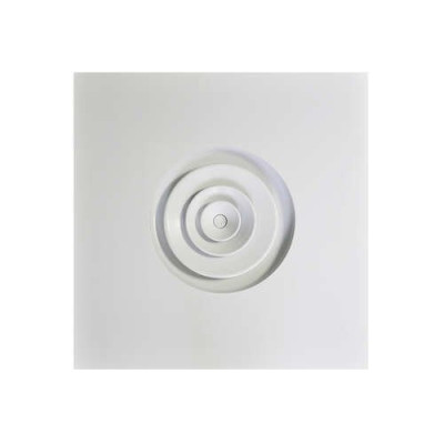 Diffuseur circulaire blanc mate pour dalle de faux-plafond de 600x600 mm - 1 x diamètre 160 mm DIFP160 BAILLINDUSTRIE
