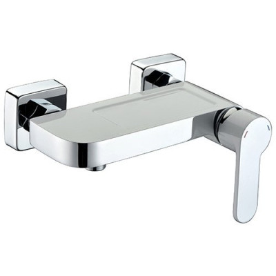 Edouard Rousseau - Mitigeur Douche MILK TABLETTE - Chromé / Blanc
