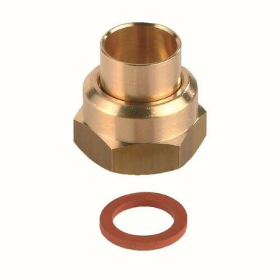 Raccord P83-84 2 pièces à écrou tournant à braser sur tube cuivre D18 pour butane propane NF PP08318 CLESSE