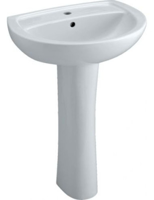 Colonne pour lavabo Bastia blanc GEBERIT