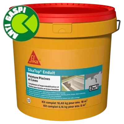 SikaTop® Enduit Peinture-Piscine et cave blanc (AB)6,16KG - SIKA