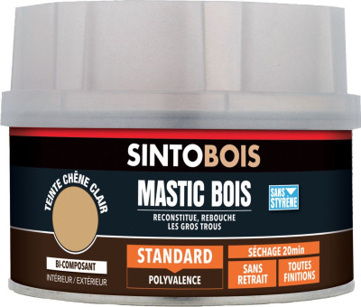 MASTIC A BOIS SAPIN BOITE 500 ml SINTO