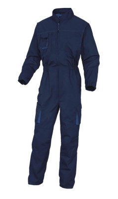 Combinaison de travail multipoches MACH2 M2CO2 bleu marine/bleu roi TM - DELTA PLUS - M2COMBMTM