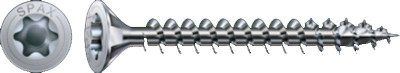 Vis universelle tête fraisée torx WIROX 6x60mm boite de 200 - SPAX - 1191010600605