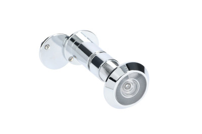 Microviseur pour porte de 60 à 80mm et 85 à 100mm diamètre 12mm laiton poli - HERACLES - MICRO-31