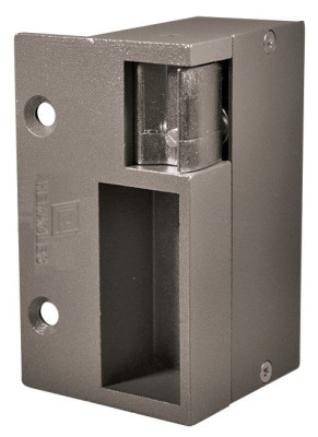 Gâche à émission en applique droite 90mm 12/24V -AC/DC + varistance - HERACLES - 1015D