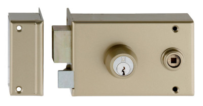 Serrure monopoint en applique MX4500 5 goupilles 5G verticale tirage C45 droite - HERACLES - MX-4550-5G-1