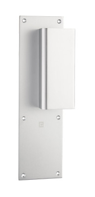 Poignée palière aluminium type Bastille 70x250mm champagne trou de 24 - HERACLES - I-231102TR24
