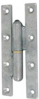 Paumelle Picarde soudée bouts carrés 250x90mm droite brut - TORBEL - PBL259D0