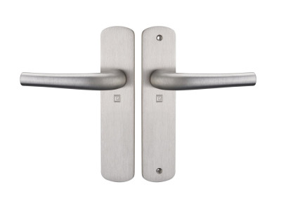 Ensemble sur plaques SALOME HOME entraxe 165mm bec de cane argent - HERACLES - B-SALOME-31