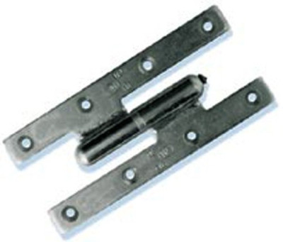 Paumelle Picarde soudée bout carré 200x80mm gauche brut - TORBEL - PBL228G0