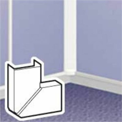 Angle plat moulure, DLP angle plat variable blanc, 32x12,5 mm, Legrand