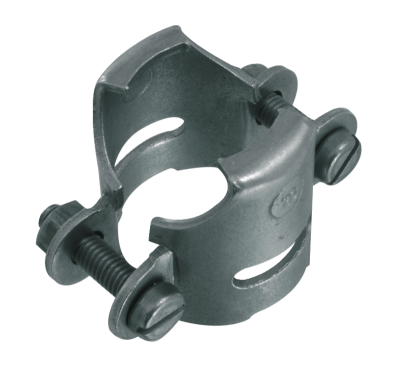 Collier de serrage, Collier de serrage de sécurité griffes 25-27 mm, acier galvanisé, PREVOST