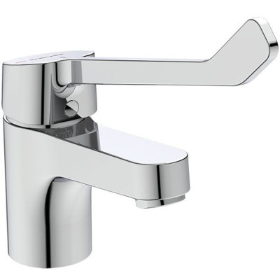 Mitigeur lavabo OLYOS CLINIC Ch3 manette rallongée vidage métal NF Chromé D2505AA PORCHER