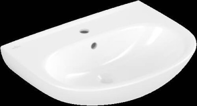Lavabo O.NOVO 600x460x180 mm, Blanc, avec trop-plein 4A406001 VILLEROY ET BOCH