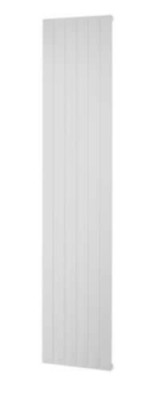 Radiateur eau chaude Acova Planea vertical simple, puissance 816W (dT50), hauteur 2000 mm, largeur 420 mm, 6 éléments, raccordement excentré par le bas, Aller/Retour réversible, appareil réversible Haut/Bas, Blanc RAL 9016 PLH-200-042 ACOVA