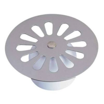 Grille cloche marguerite pour bonde de douche D60 30724227 WIRQUIN