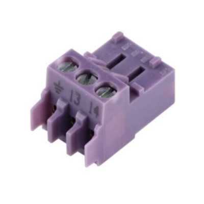 Connecteur 3 poles violet 7747023986 BOSCH HOME COMFORT