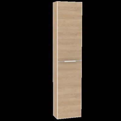 Colonne PLENITUDE H160 cm 2 portes L35 cm P20 cm bleu fjord ALTERNA