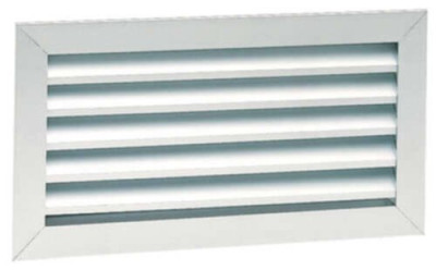 Grille reprise aluminium 400x200 528342 ATLANTIC CLIMATISATION VENTILATION