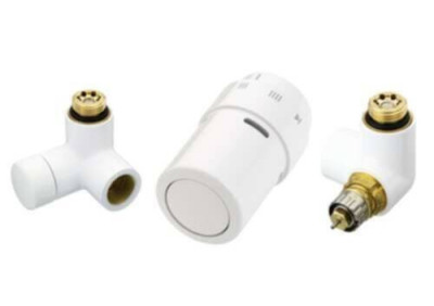 KIT X-TRA pour radiateurs décors, couleur blanc (RAL9016), montage tête à droite 013G4007 DANFOSS