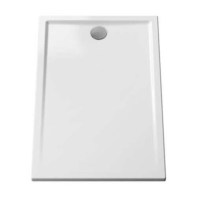 Receveur CASCADE ultra plat antidérapant 140 x 90 cm en céramique blanc 5766L203M0695 VITRA