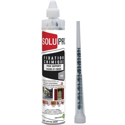 CARTOUCHE SCELLEMENT CHIMIQUE 300 ML GRIS SOLUPRO