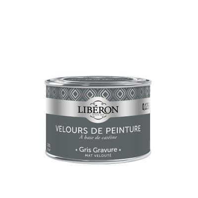 Peinture velours gris gravier 0,125 L V33