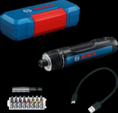 Tournevis sans fil Bosch GO 3 + 8 embouts + porte embout + câble USB C 06019H2201 BOSCH