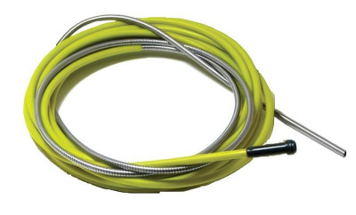 Gaine guide fil acier jaune 25x45  4m diamètre 1,2-1,6mm - ABICOR BINZEL - 124.0133