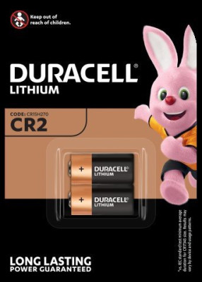 Lot de 2 piles au lithium CR2 - Duracell
