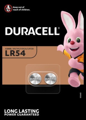 Lot de 2 piles bouton LR54 - Duracell