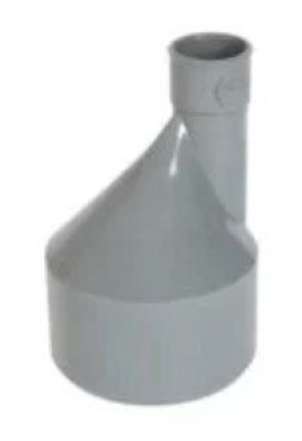 Réduction extérieure excentrée mâle-femelle PVC gris diamètre 100/32 IT7 NICOLL