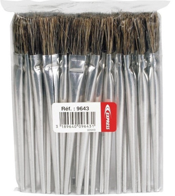 Sachet de 25 pinceaux en crin pour flux - EXPRESS - 9643