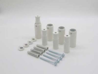 Kit de fixation concerto électrique soufflant blanc mat ALTERNA