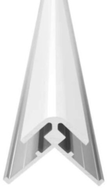 Profilé d'angle extérieur 90° pour panneaux Vipanel épaisseur 3 mm hauteur 1500 mm blanc 1420000416 ROTH