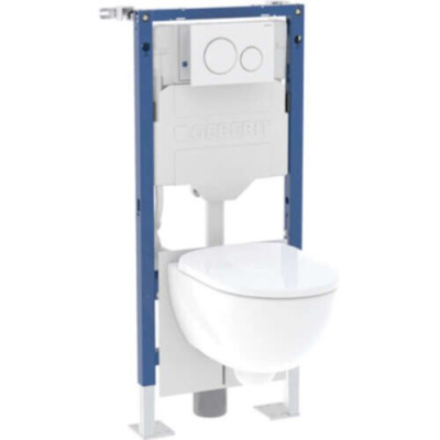 Bâti-pack WC DUOFIX 112 cm Sigma 12 cm Sigma20 et WC Renova Compact 118.312.KJ.2 GEBERIT
