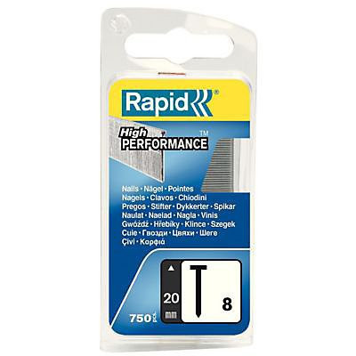 Agrafes Rapid n°8 longueur 20 mm galvanisées blister 750 ISABERG RAPID AGRAFAGE